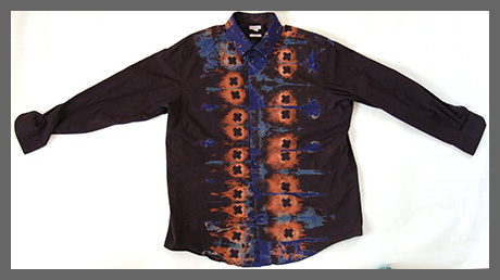 Geared buttondown shirt